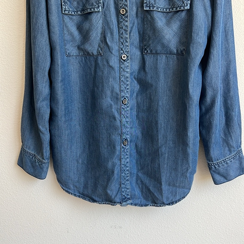 Rails Denim Button Down Shirt - image 3